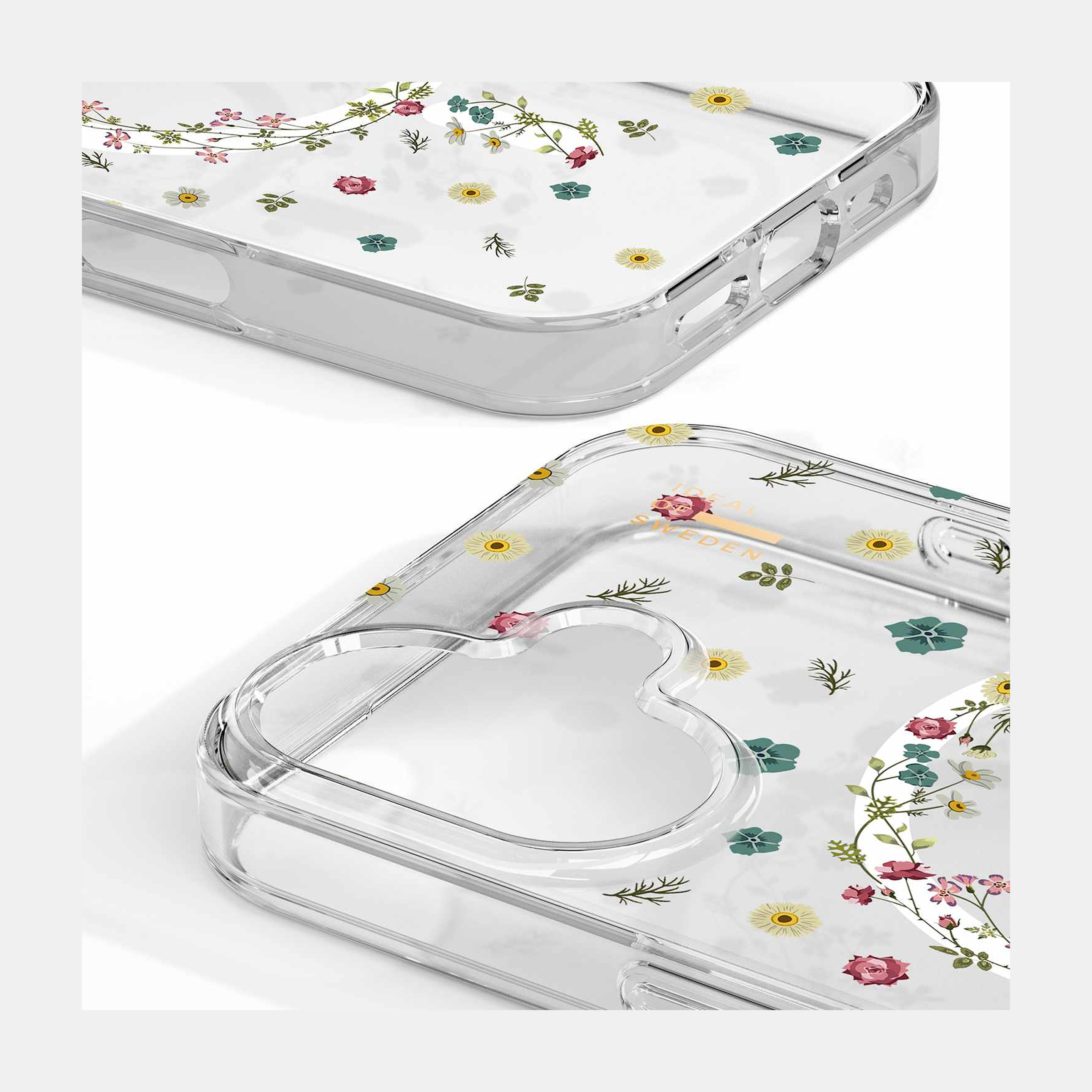 Ideal of Sweden - Clear MagSafe Mid Case Petite Floral for iPhone 17