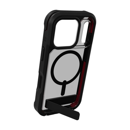 ZAGG - Rainier Snap MagSafe Case with Kickstand for Apple iPhone 17 Pro - Smoke