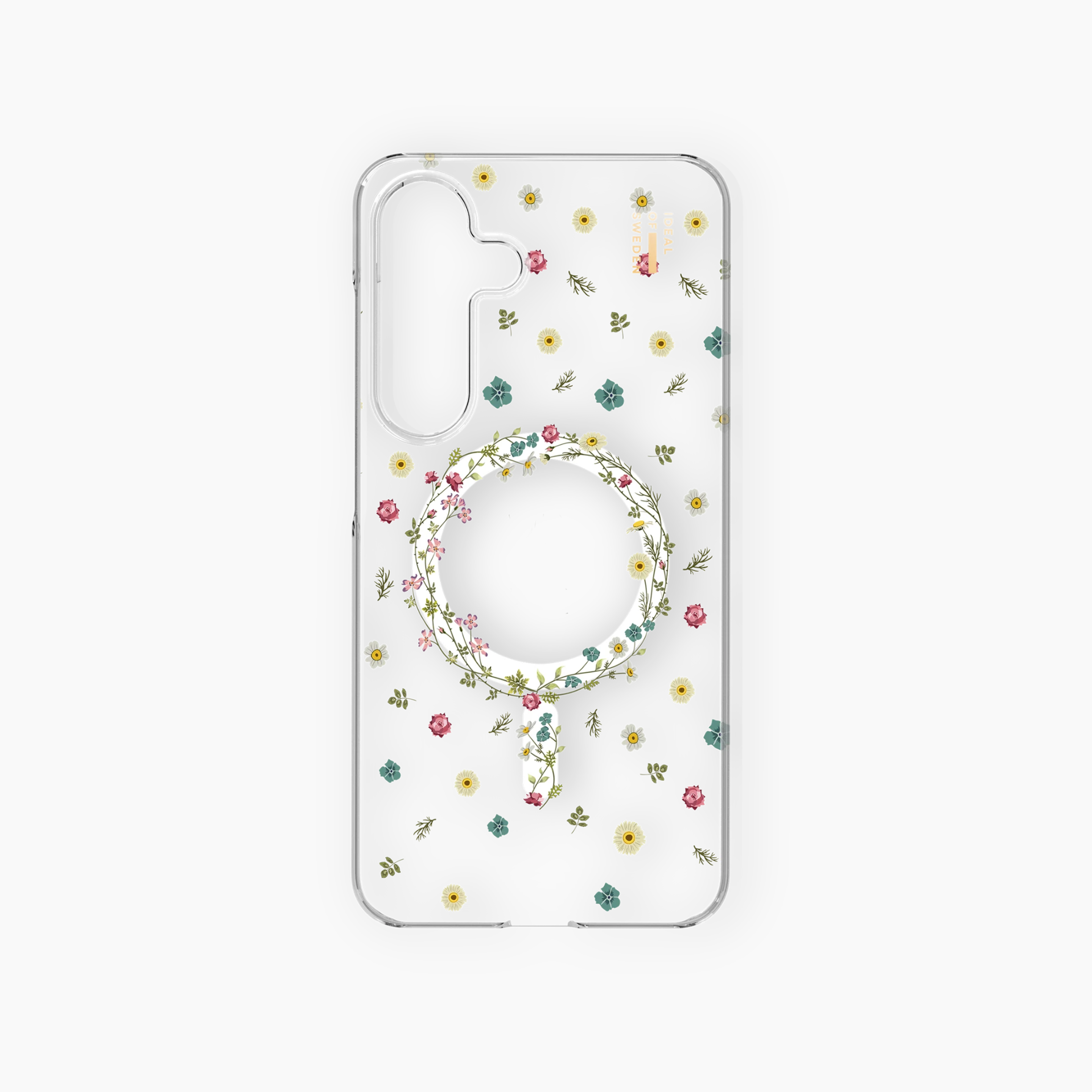 Galaxy S25 Ideal Of Sweden Clear Magsafe Case - Floral