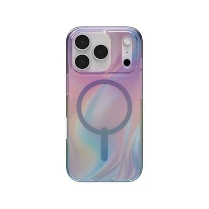 iPhone 17 Pro ZAGG Graphene Milan Snap Case - Iridescent Lights