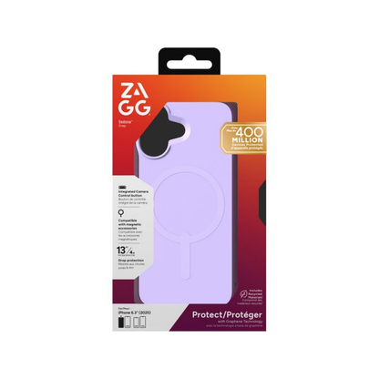 iPhone 17 ZAGG Graphene Sedona Snap Case - Dusty Grape