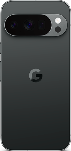 Back view of a black Google Pixel 10 Pro