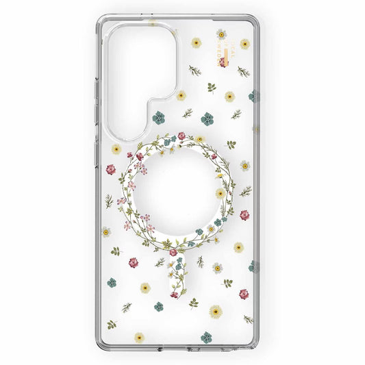 Galaxy S25 Ultra Ideal Of Sweden Clear Magsafe Case - Floral