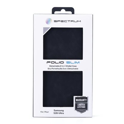 Galaxy S26 Ultra Spectrum Wallet Case - Black