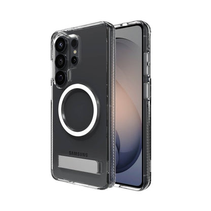 Galaxy S26 Ultra Zagg Crystal Palace Snap Kickstand Case - Clear