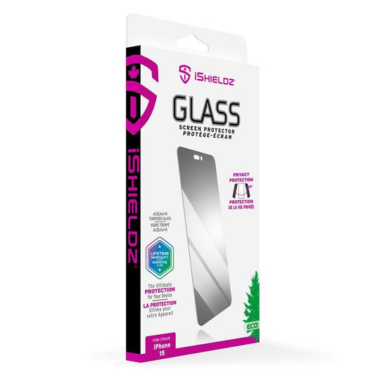 iPhone 15: Tempered Glass Privacy Screen Protector