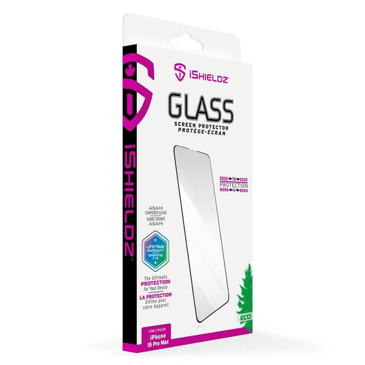 iPhone 15 Pro Max: Tempered Glass Edge to Edge Screen Protector